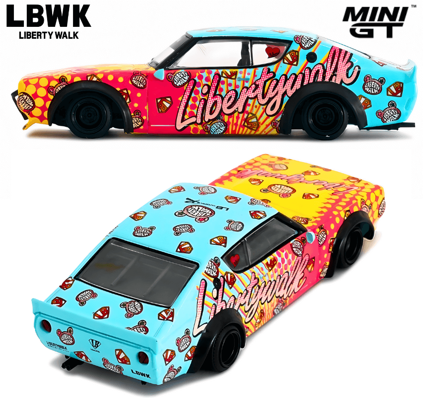 1/64スケール MINI GT「日産スカイライン・ケンメリ リバティー