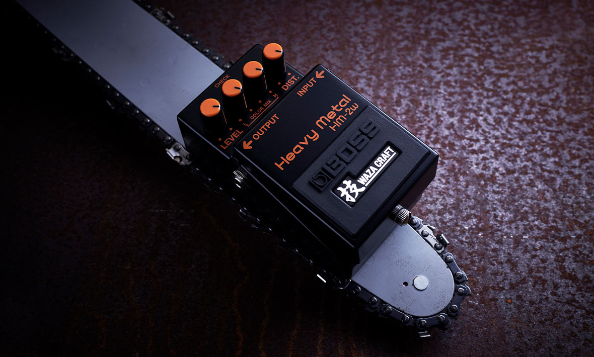 Boss Waza Craft HM-2W Heavy Metal Overdrive, distortion & fuzz