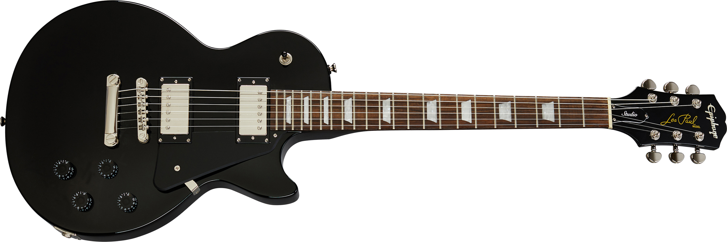 n4639☆Epiphone Les Paul Studio エボニーブラック Epiphone Les Paul