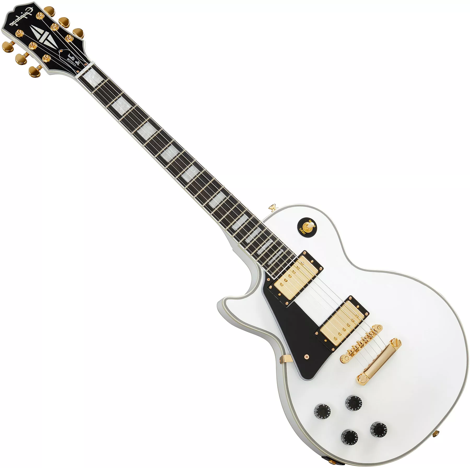 Epiphone Les Paul Custom LH - alpine white Left-handed electric guitar