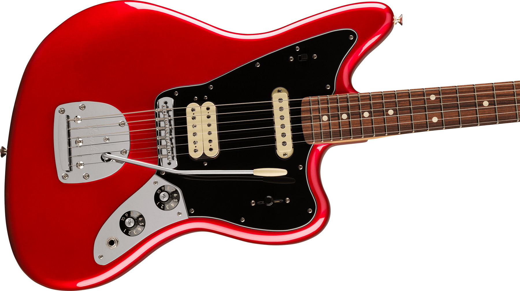 Fender Player Jaguar (MEX, PF) - candy apple red Retro rock