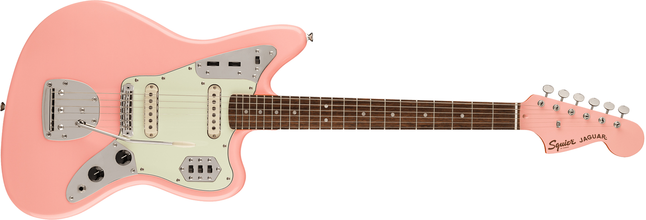 Squier FSR Classic Vibe '60s Jaguar (LAU) - shell pink Retro rock