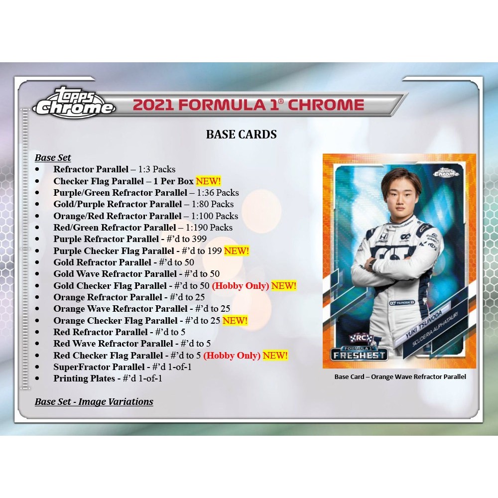 2021 Topps Chrome Formula 1 F1 Racing Hobby 12-Box Case | Steel