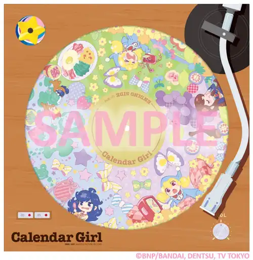 紫吹蘭 シール アイカツ 紫吹蘭 アニON マグバッジ カレンダーガール