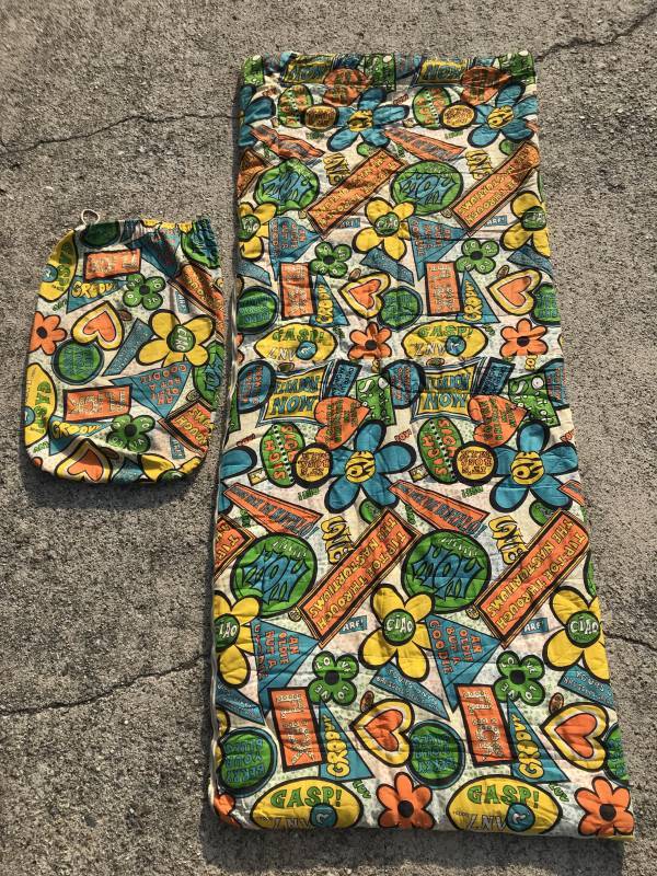 Flower Love Hippie Sleeping Bag Set フラワー＆ラブ ビンテージ