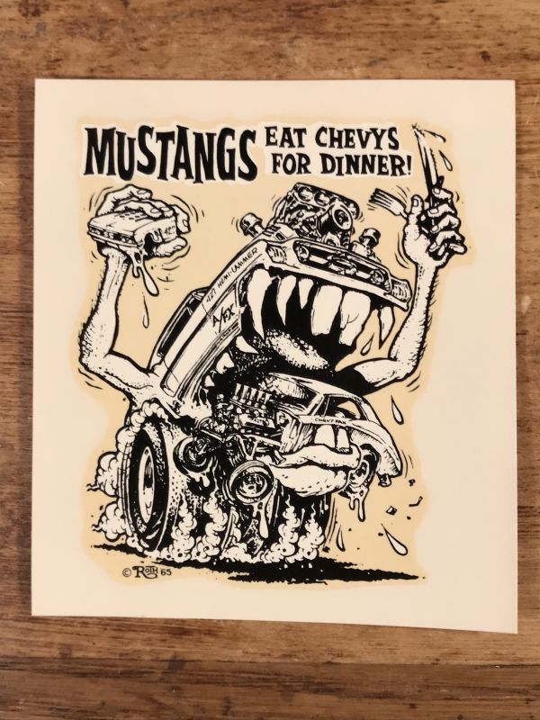 60年代 ビンテージ モンスター ライセンスプレート 6枚 hot rod 【公式