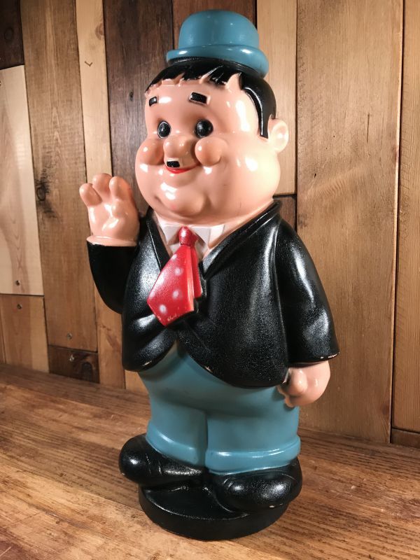 Play Pal Laurel & Hardy “Oliver Hardy” Plastic Coin Bank ローレル