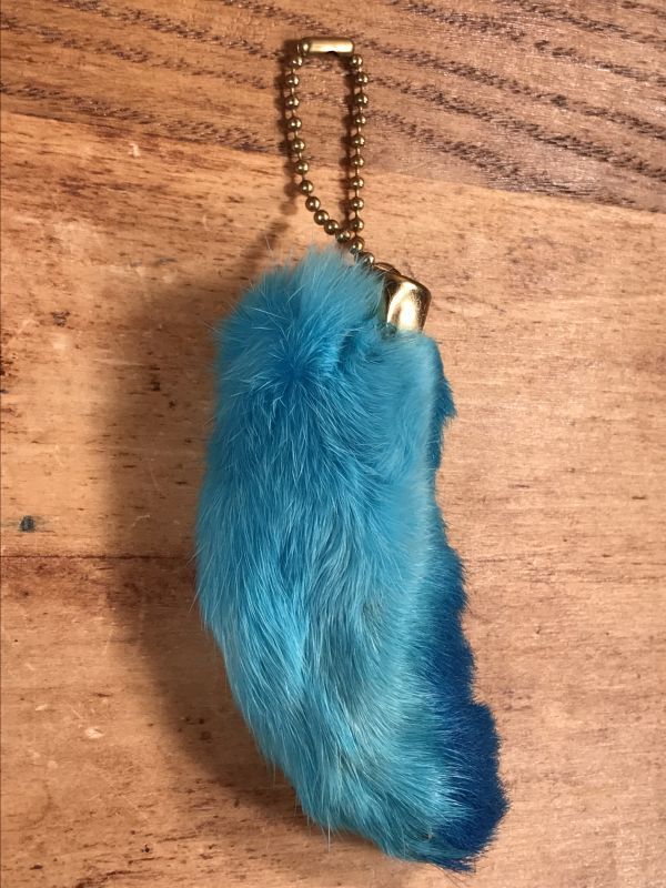 Rabbit Foot Lucky Charm Keychain ラビットラッキーチャーム