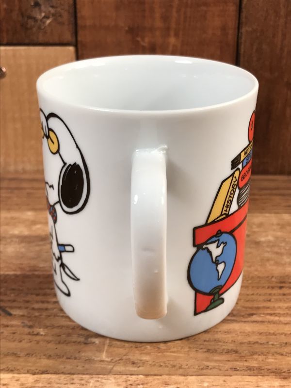 Peanuts Snoopy “Study” Ceramic Mug スヌーピー ビンテージ