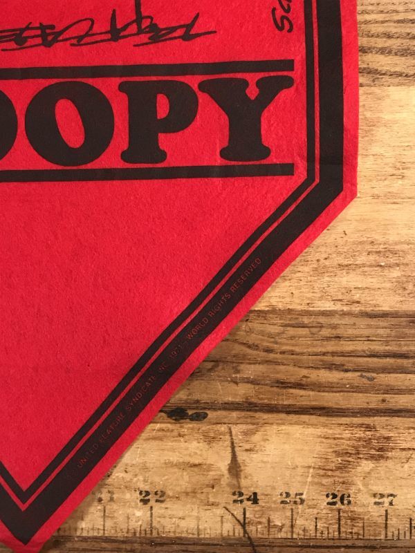 Peanuts Snoopy “No One Understands” Felt Banner スヌーピー