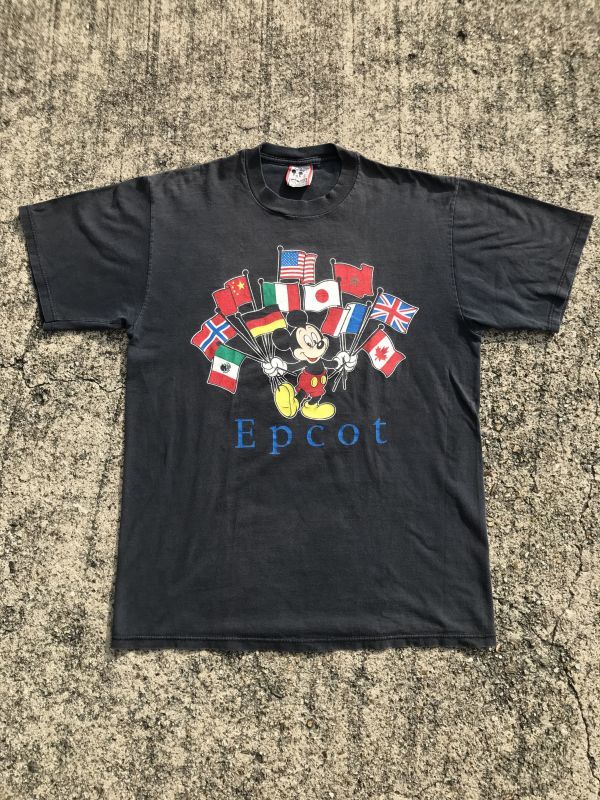Disney Mickey Mouse “World Epcot” T-Shirt ミッキーマウス