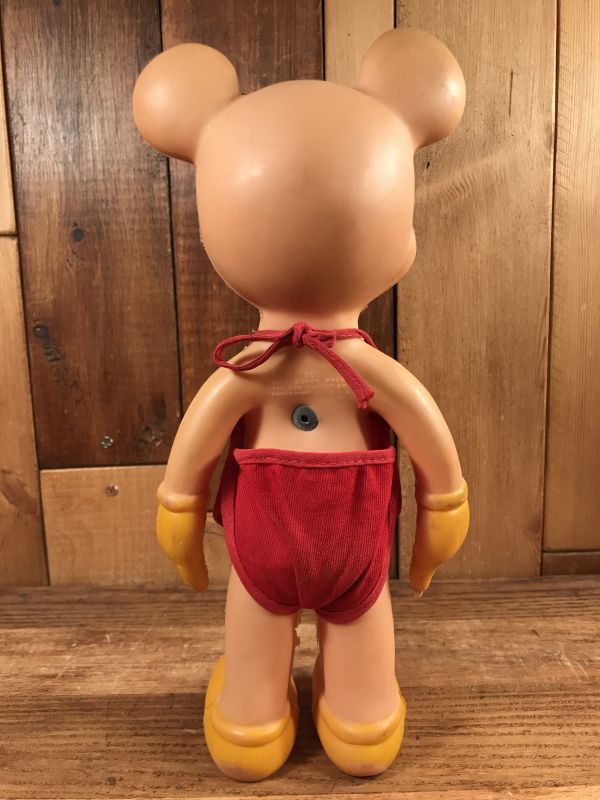 The Sun Rubber Disney Mickey Mouse Squeeze Doll ミッキーマウス