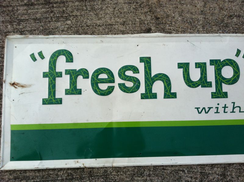 Vintage 7up Signboard｜Collectible 2(雑貨系その2)-Sign