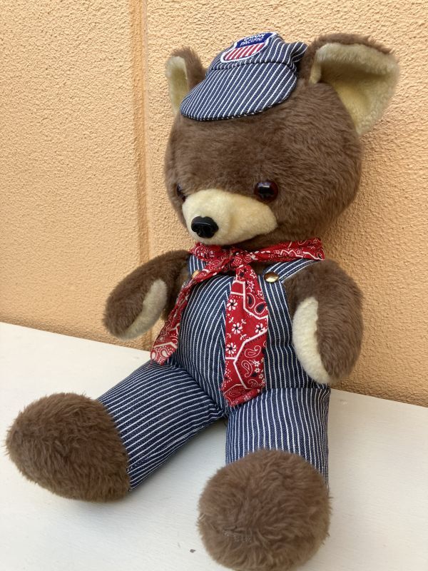 Union Pacific Hickory Denim Teddy Bear テディベア ビンテージ
