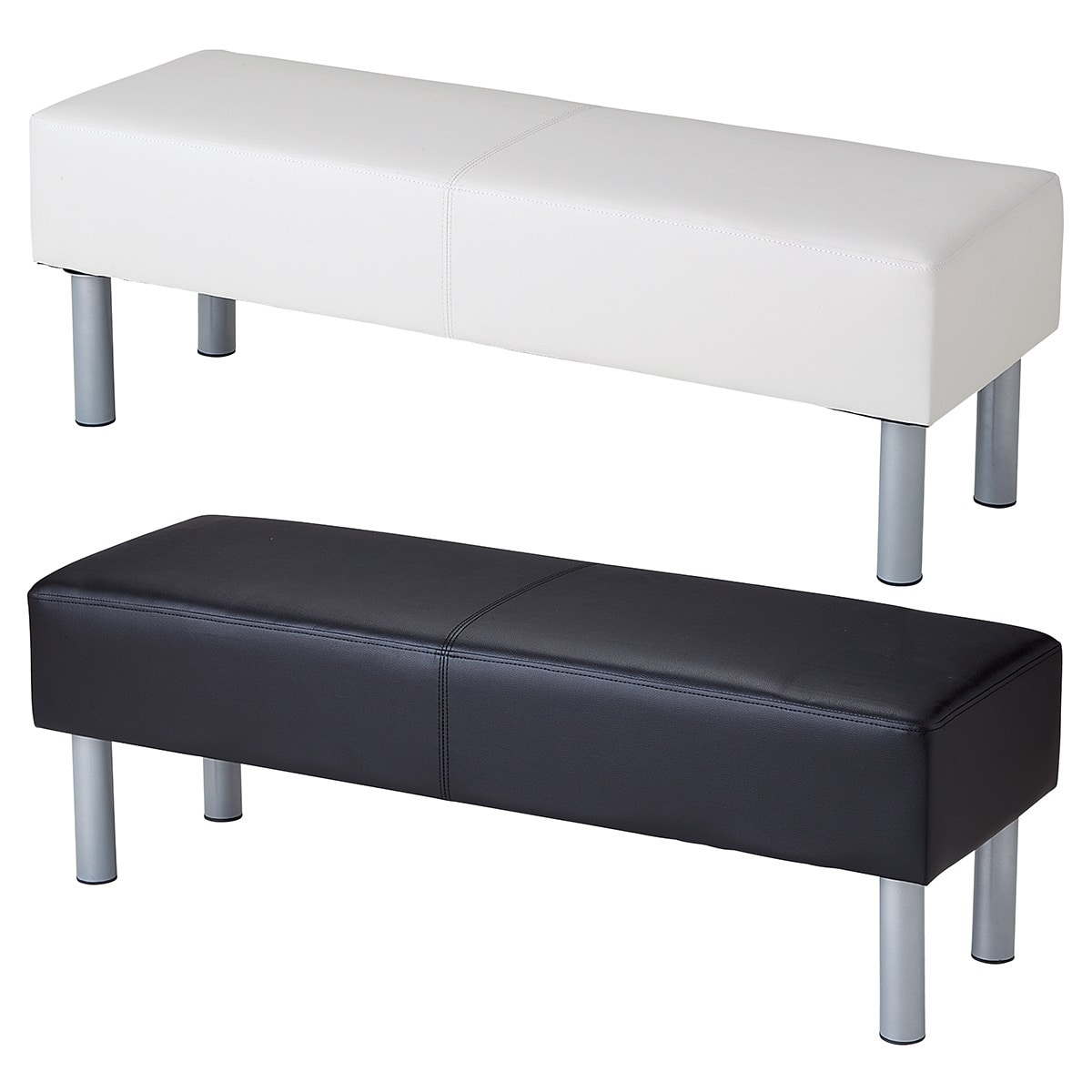 ロビーベンチ幅120cm アイボリー