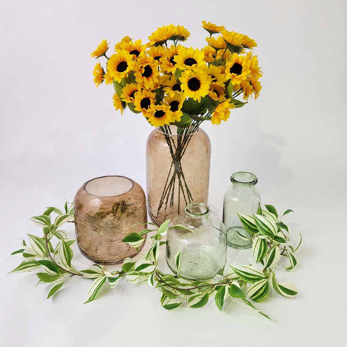 RU-6021 LALIQUE クリスタル シルヴィ 花瓶 ファンタジア 美品