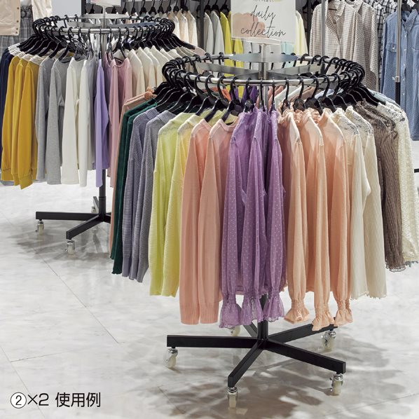 ラウンドハンガー 直径75cm〔ストエキオリジナル〕 ホワイト