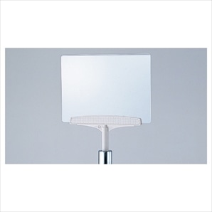 三角回転ネット什器ロングタイプ〔ストエキオリジナル〕 ホワイト