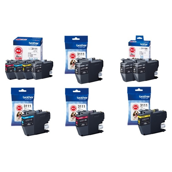 ブラザー純正インクLC311シリーズ ブラザー純正インク LC3111BK ブラック