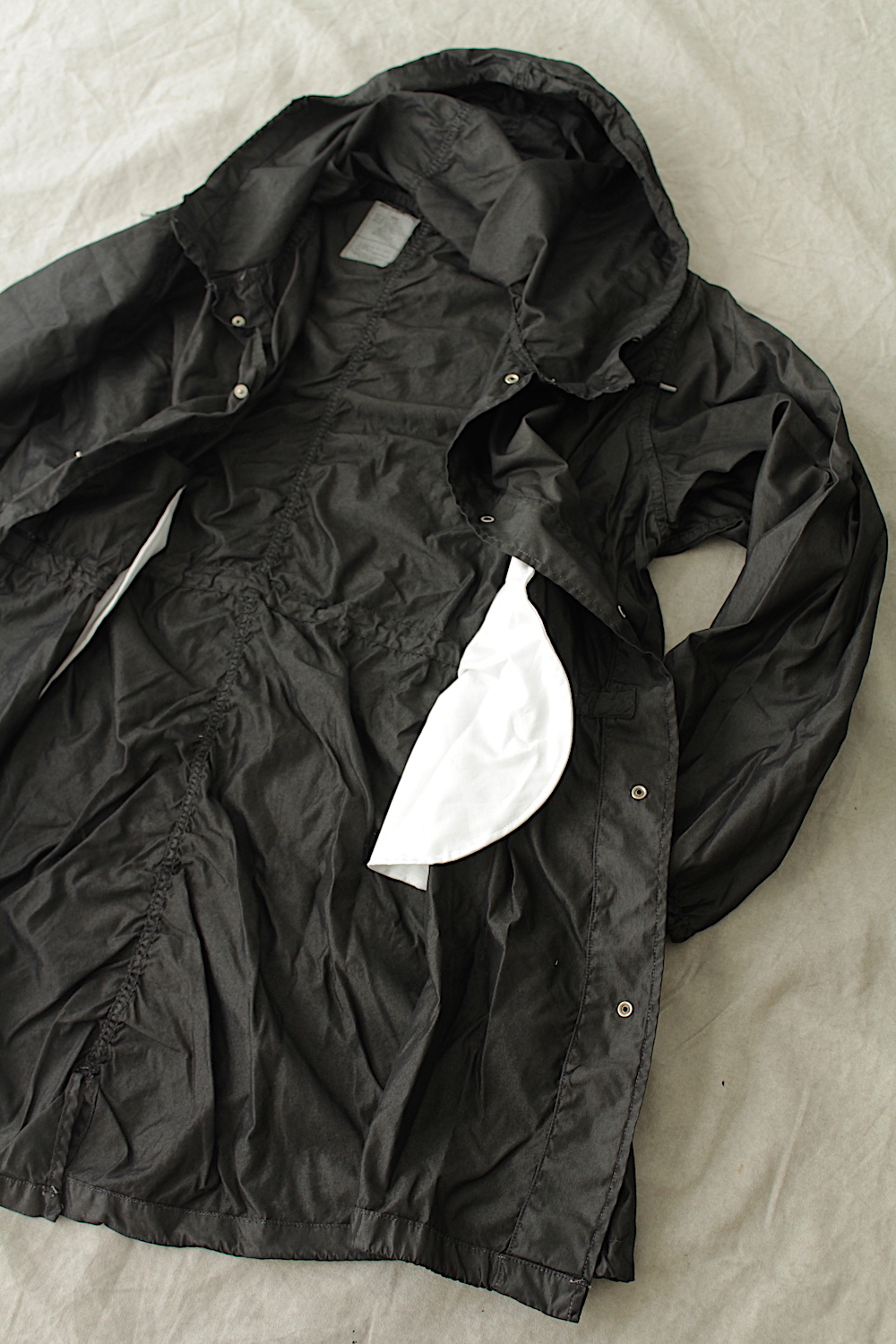 US.ARMY / 80s/後染めブラック_スノーパーカー/XL/黒/ブラック 全国