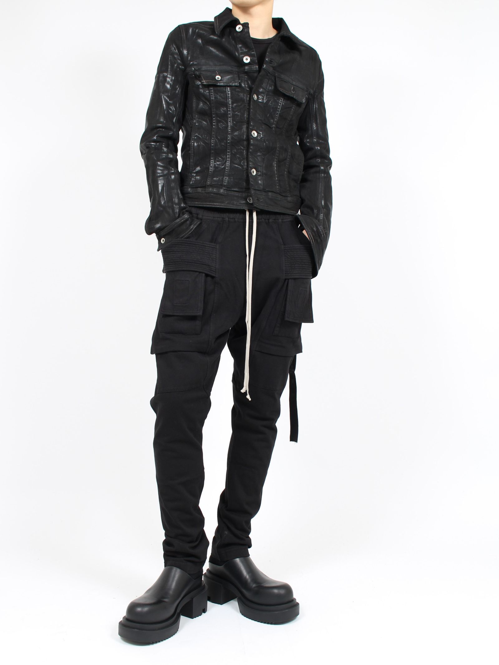 Rick Owens DRKSHDW コーティングパンツ Rick Owens DRKSHDW