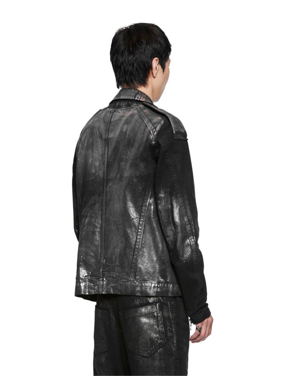 julius ユリウス コーティング デニムジャケットbk1 JULIUS - 【25SS