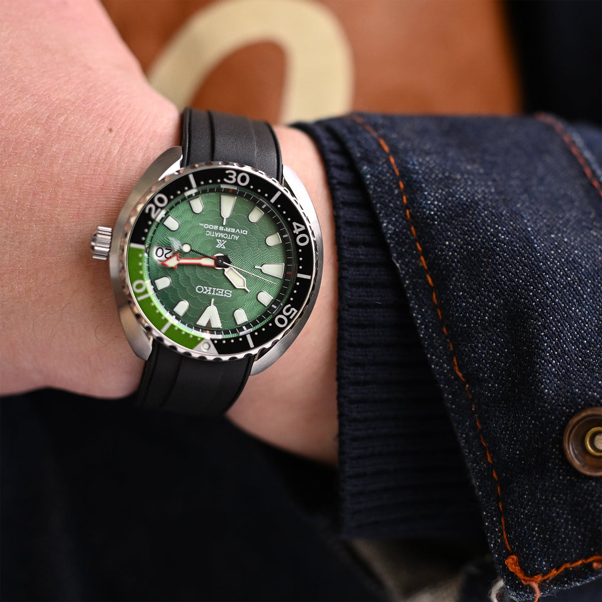 StrapXPro - SBX2B Rubber Strap Seiko Prospex Mini Turtle | Strapcode