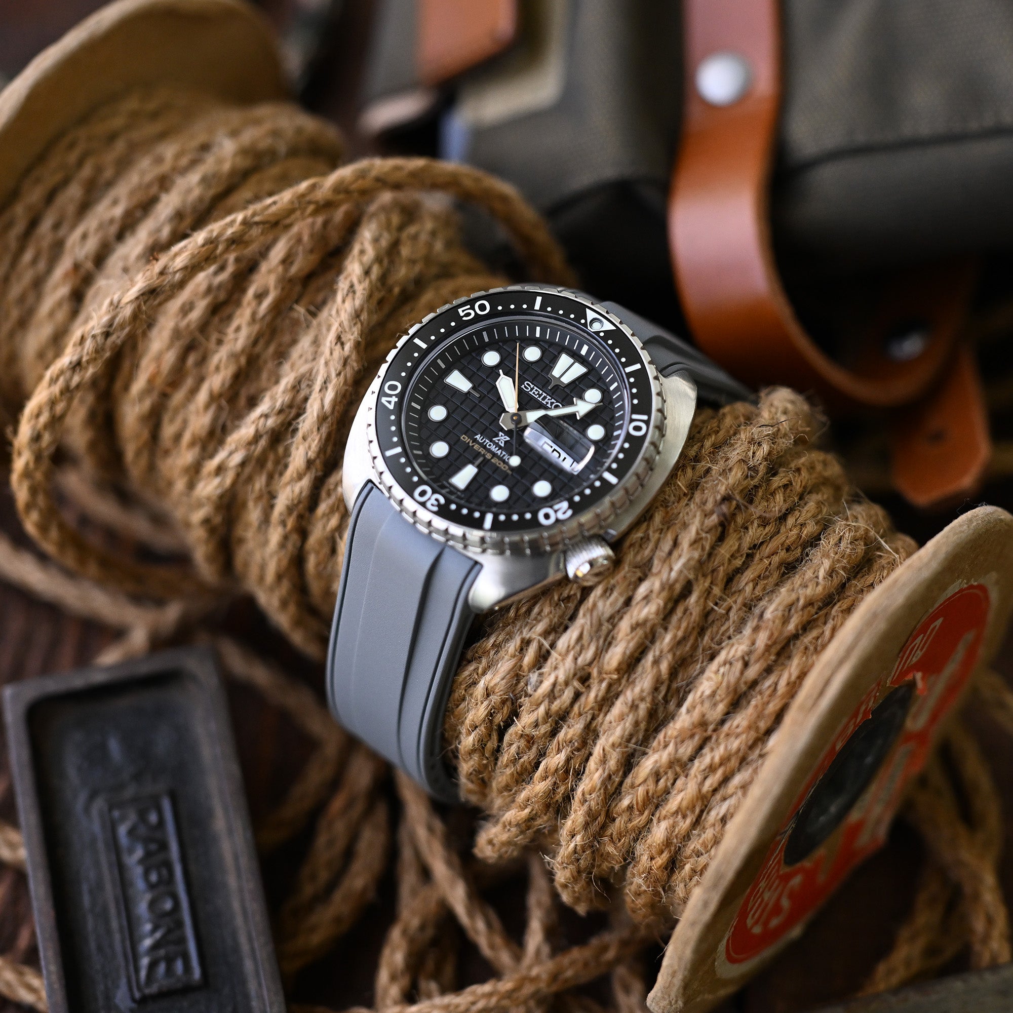 StrapXPro - STX1A Rubber Strap for Seiko Prospex Turtle | Strapcode