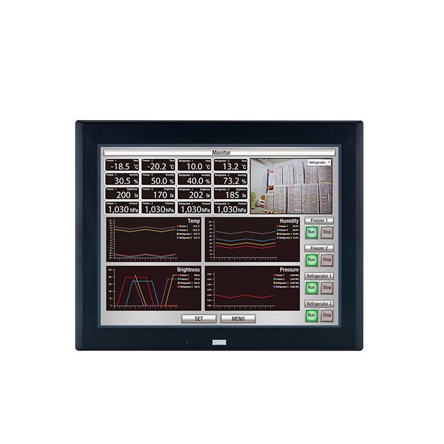 IDEC - HG3G-VAXT22MF-W, 10.4 Inch TFT 65K Light Gray Bezel