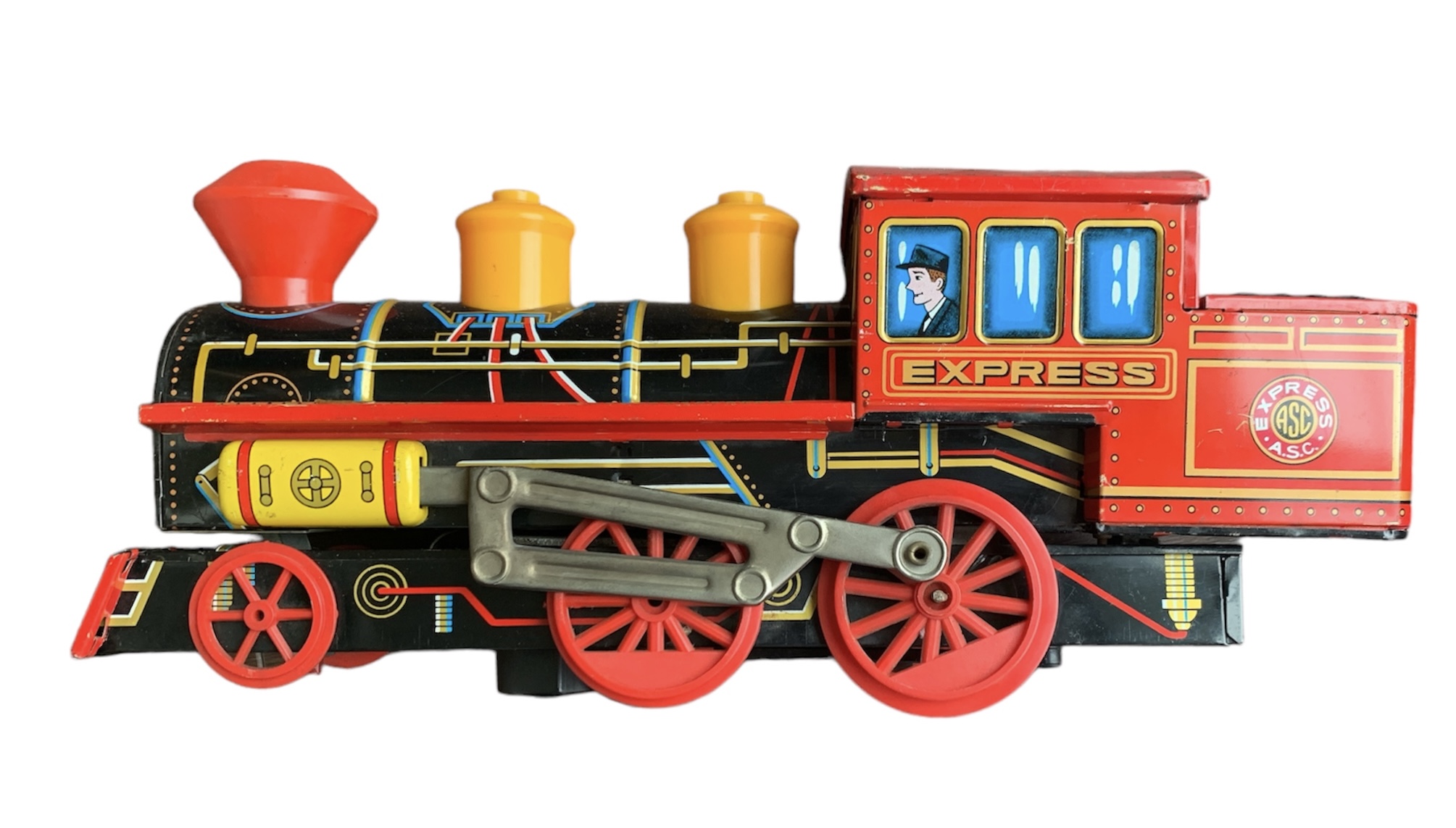 ブリキ蒸気機関車 EXPERESS 9511 日本製 ASC 昭和おもちゃ | Toy's雑貨