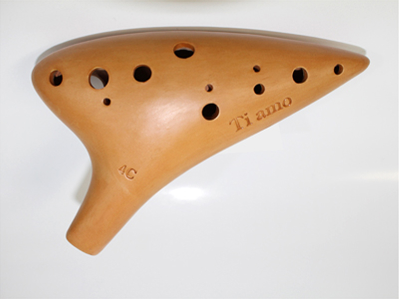 Ti amo オカリナ アルトF 11穴 薄い茶色 陶器製 楽天市場