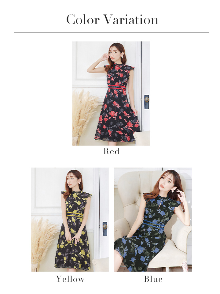 XS-Lサイズあり 【GINZA COUTURE/銀座クチュール】フラワープリント