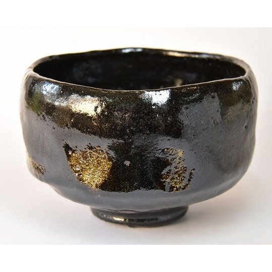 明窪田 楽吉左衛門 黒楽茶碗 楽吉左衛門 黒茶碗 明窪田 楽吉左衛門 黒