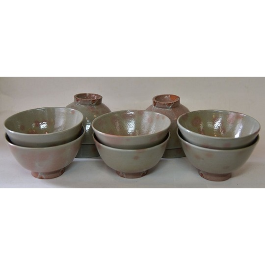 御本数茶碗 10客 楽山窯 清水比呂志作 すいぎょく園｜創業百年、お茶