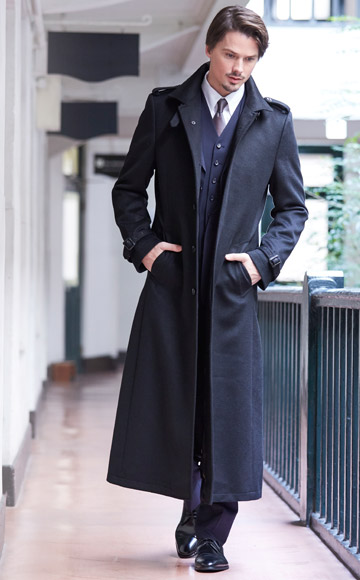 極美品】DUSAN ガウンコート チェスターコート 最高級カシミヤ100