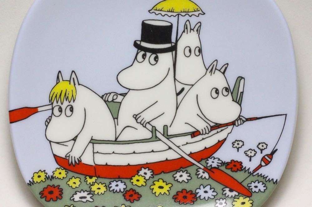 ARABIA アラビア ムーミン 廃盤 ウォールプレート 皿北欧