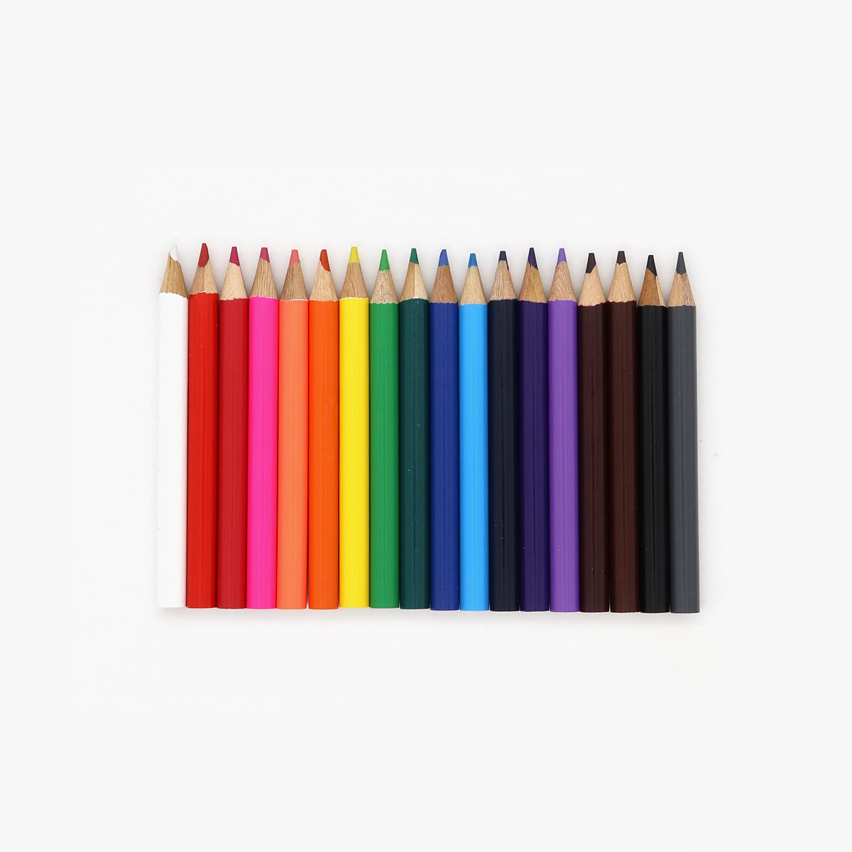 ミニ色鉛筆 18色