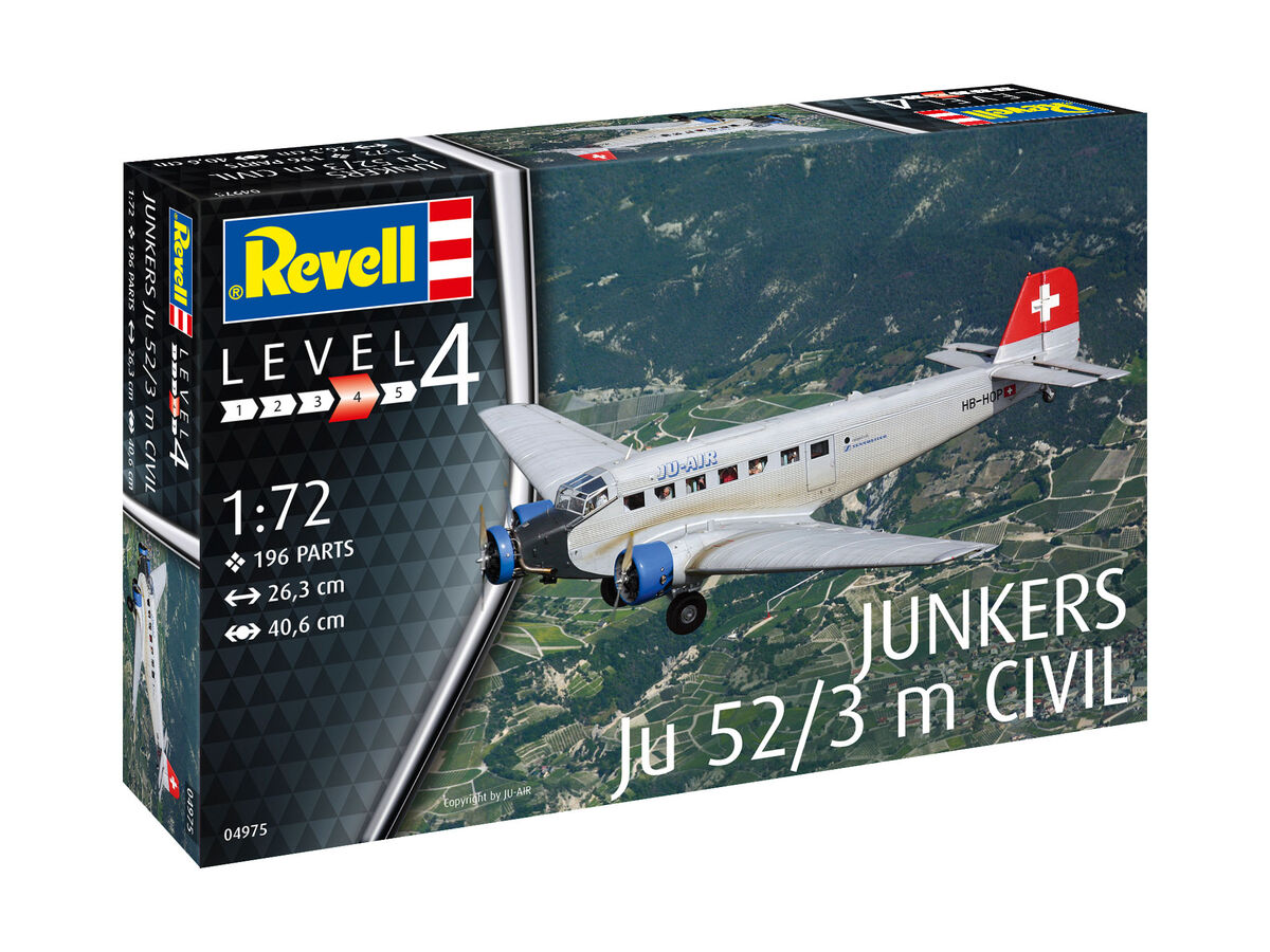 新品・希少品】Revell Junkers Ju 52/3m 【公式通販】
