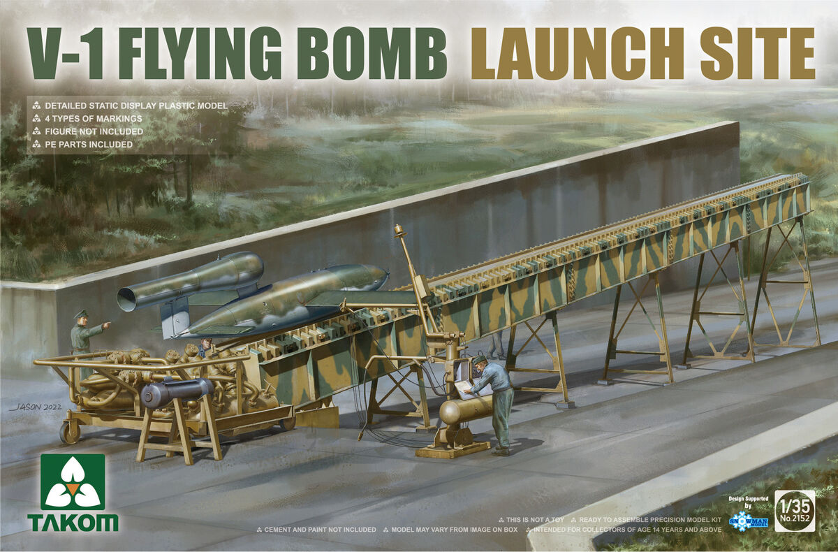 V-1 Flying Bomb Launch Site Takom 2152