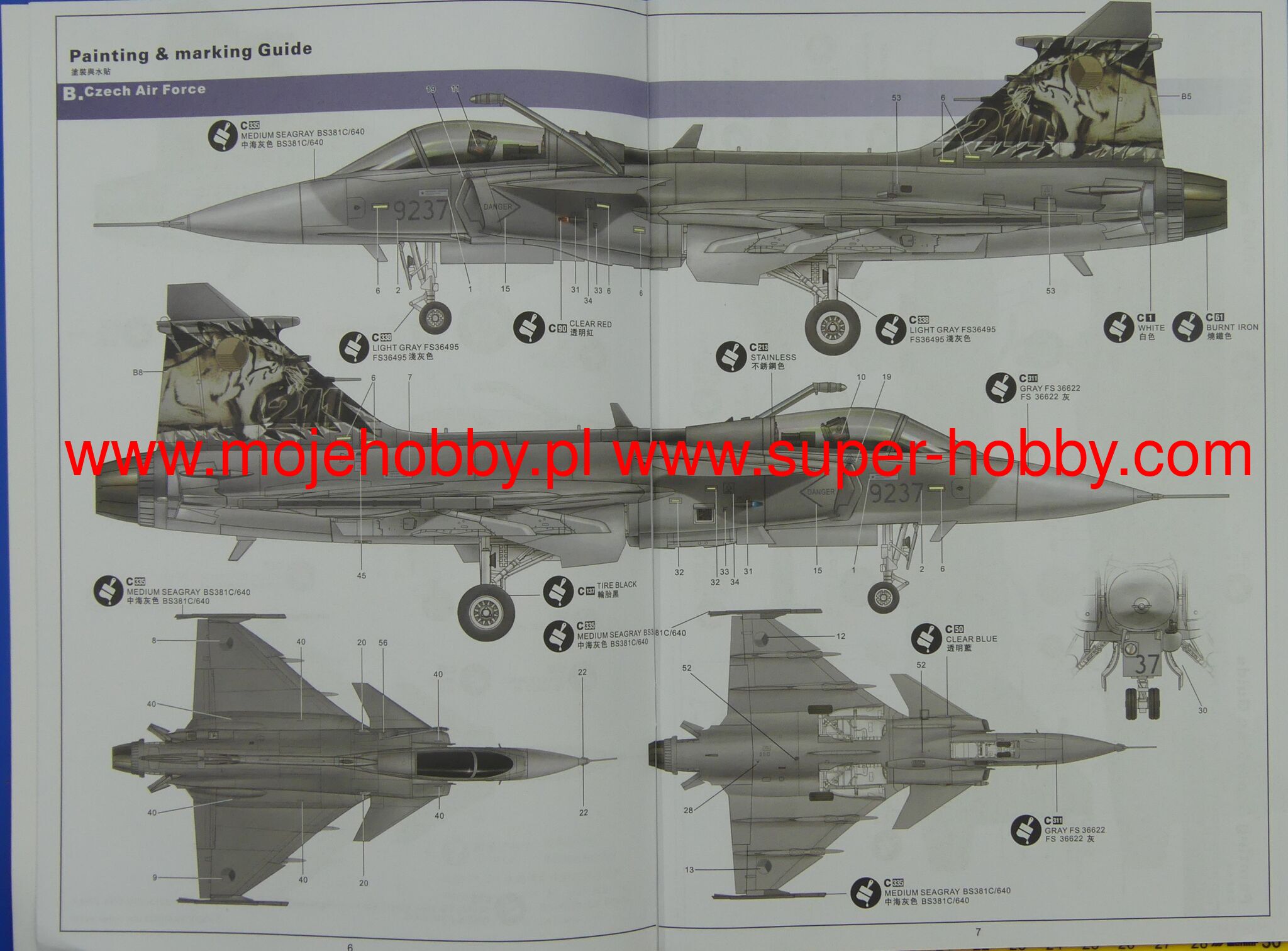 Saab JAS 39 A/C Gripen Kittyhawk 80117