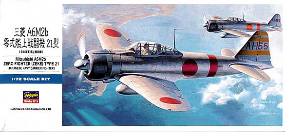 A6M2 Zero Fighter Type 21 Hasegawa D21