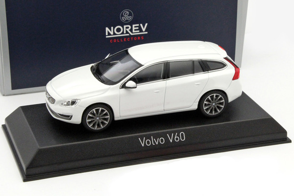 VOLVO V60 2013 Crystal White metallic - Die-cast model - Norev 870016