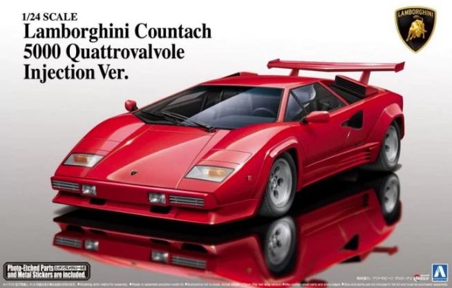 Lamborghini Countach 5000 Quattrovalvole Injection Ver. Aoshima 01154