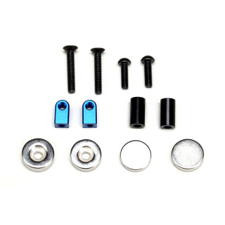 SLF ビッグボアショックセットブルー [Y2-SBBSBL] - スーパーラジコン