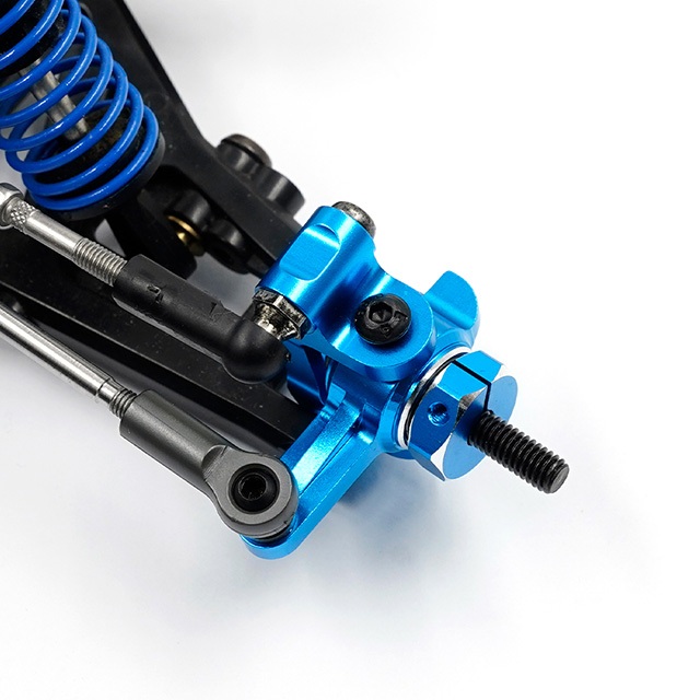 アルミフロント六角アップライトコンバージョン DT02/03用 [TADT-001BU