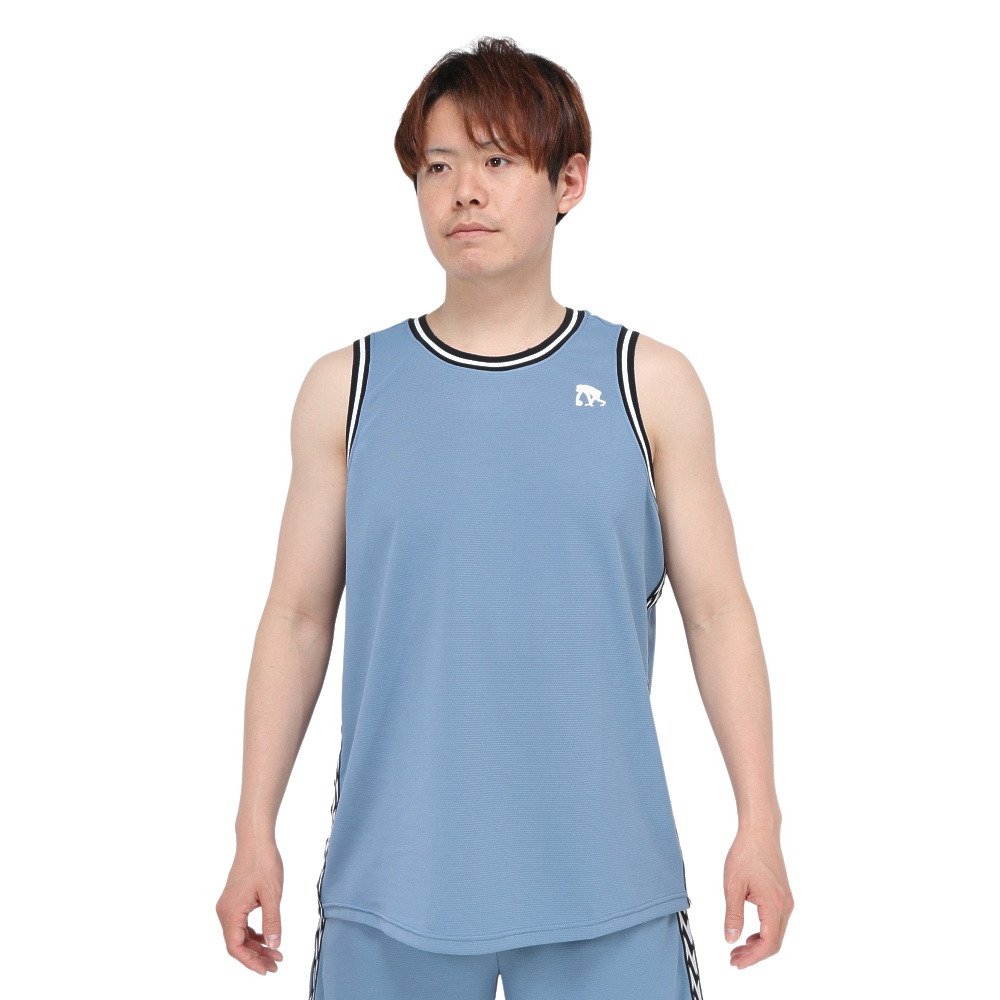 SAPEur BASKET TANK TOP レオパード Lサイズ サプール バスケット