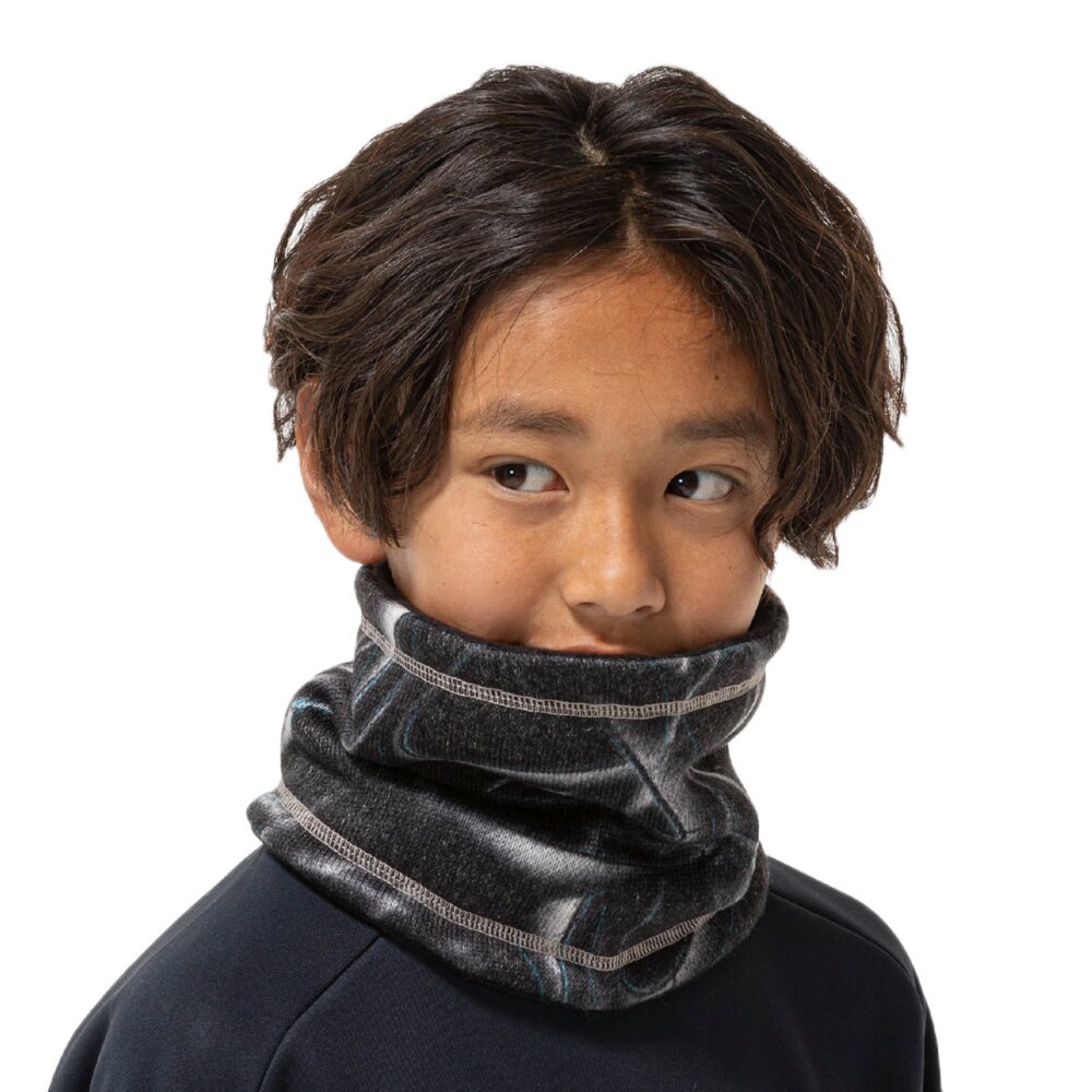 ミズノ（MIZUNO）（キッズ）ネックウォーマー リバーシブル 黒