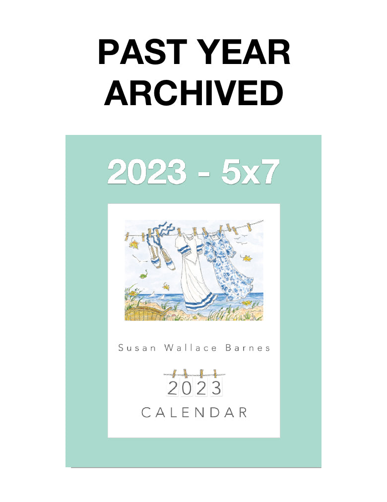 2023 * - 5 x 7 Susan Wallace Barnes 2023 Calendar – SUSAN WALLACE