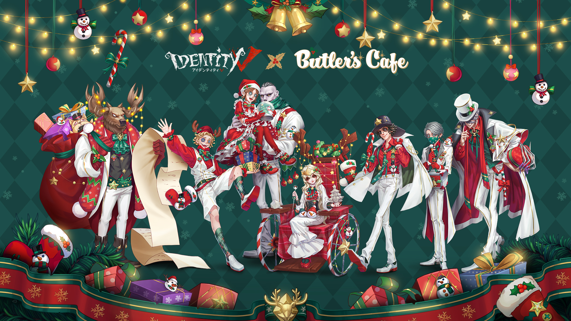 第五人格 IdentityV スイパラ winter cafe 写真家 公式スイーツパラダイス