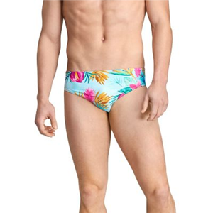 SwimAndTri: Speedo Turnz Brief -- Blue Hawaii (7705921-433)